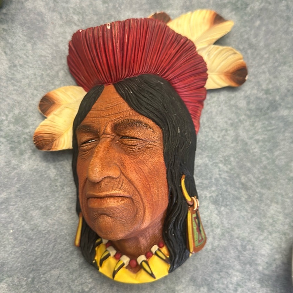 Boston Reds Tecumseh Bossons Chalkware Rare find 1964